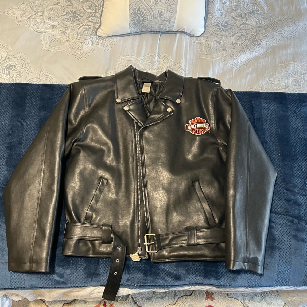 Harley-Davidson Black Faux Leather Jacket